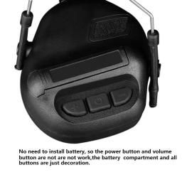Excloud Airsoft Tactical Headphone, caça e tiro Headsets, Outdoor CS Wargame Headphones - Image 2