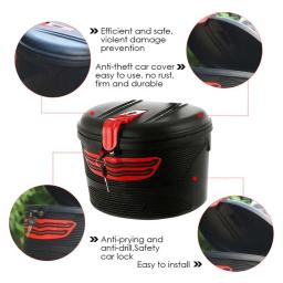40% cesta de bicicleta elétrica quente cesta frente mountain bike pendurado armazenamento plástico pendurado cesta à prova dwaterproof água universal veículo - Image 3