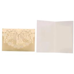 Convites de casamento para madrinhas e noivado, 100 peças, corte a laser, convites, amor, renda, bolso, personalizar, impressão, convite, festa, decoração - Image 4
