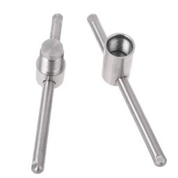 Ponta de taco de aço inoxidável, ferramenta modeladora para arco de bilhar, sinuca, 14mm, compressor de ponta - Image 4