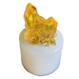 Molde de resina epóxi para artesanato, molde de silicone de pedra original de simulação, conjunto de cristal, faça você mesmo, pingente, ferramenta de fabricação - Image 4