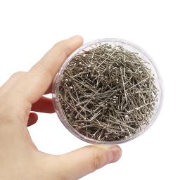 Aço inoxidável Fine Stain Pins Retos, Dressmaker Pins para Costura, Fazer Jóias, Ferramentas de Costura DIY, 900 PCs, 1000PCs, 26mm - Image 4