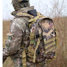 Mochila Bionic Impermeável de Caça e Pesca, Bolsa de Ombro Dupla Multifuncional, Resistente ao Desgaste, Tecido Oxford, 40L - Image 5