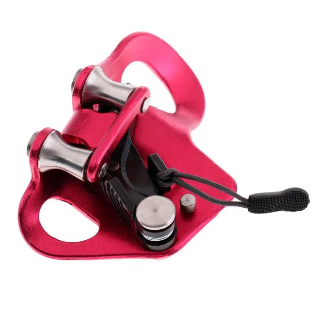 Equipamento de Montanhismo: Peito Ascendente com Corda e Engrenagem para Escalada - Carga 120kg em Roxo e Vermelho