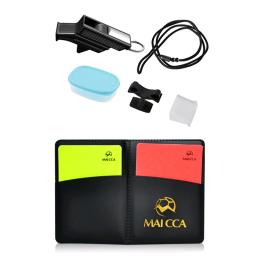 MAICCA-Equipamento De Árbitro De Futebol, Árbitro Apito Cartões, Lápis De Futebol Notebook, Campeão Pick Edge Finder Coin - Image 2