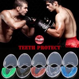 Protetor bucal para boxe e futebol, Protetor bucal para esportes, Basquete, Karatê, Muay Thai, Proteção de segurança, Proteção contra dentes, Durável, 1 conjunto - Image 1