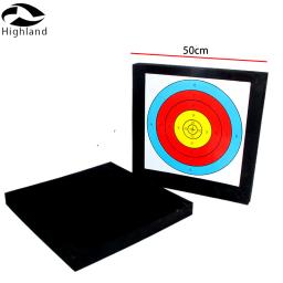 Alvos Tiro Portátil Tiro Com Arco, 3D Bow Acessórios, Aids Alvo, Acessórios Paintball, 50x50x5cm, Venda - Image 2