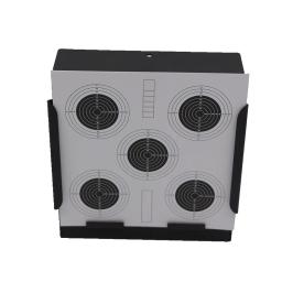 Tactical tiro alvo quadrado metal pellet catcher alvo titular para indoor ao ar livre para tiro prática de treinamento 14*14cm - Image 6