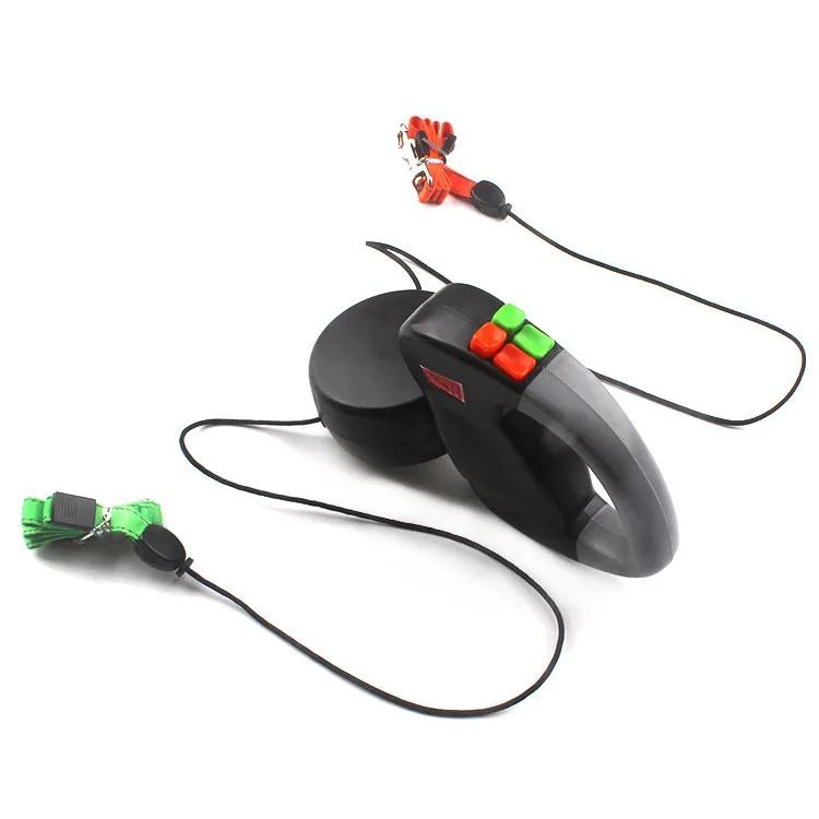 Guia duplo para cães, durável, duas cabeças, corda de tração, portátil, automático, rotação retrátil, coleira para animais de estimação (menor que 50kg) - Image 1