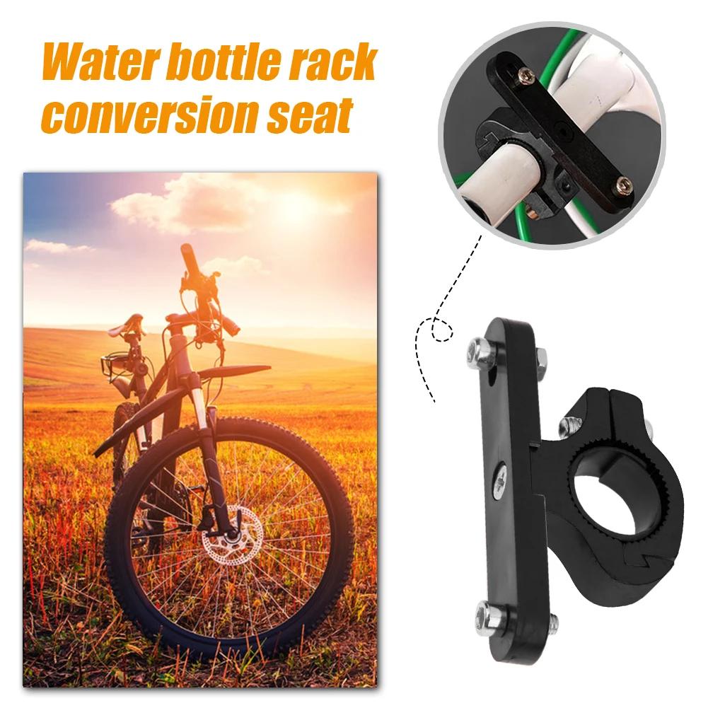 Mtb bicicleta garrafa gaiola extensão rack de liga alumínio mountain bike copo água chaleira titular extensor quadro ciclismo acessórios - Image 1