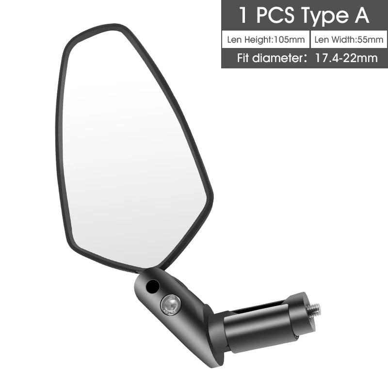 Espelho retrovisor para guidão de bicicleta west biking, espelho retrovisor de espelho com cabo longo e curto para bicicleta de trilha e mtb, acessórios para ciclismo - Image 1