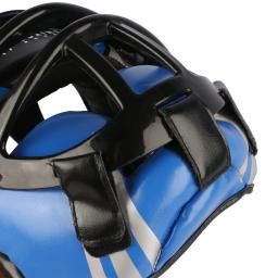 Capacete de boxe de couro pu de alta qualidade, coberto com proteção para a cabeça, para adultos e crianças, para competição profissional, mma, muay thai, taekwondo - Image 6