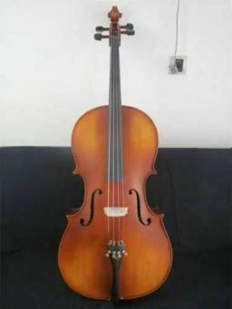 Novo violoncelo elétrico som poderoso 4/4 madeira sólida, parte traseira de bordo e tampa de abeto - Image 2