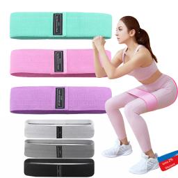 1 peça de faixa de borracha elástica fitness yoga resistência terno hip expansor esportes ginásio equipamentos fitness senhoras treino em casa - Image 1