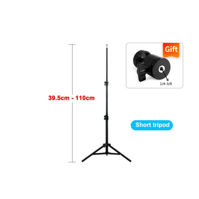 Suporte Ajustável de Fotografia e Projetor com Tripé e Bandeja para Xiaomi, Smartphone, Câmera e Laptop - Alturas de 110 cm a 160 cm