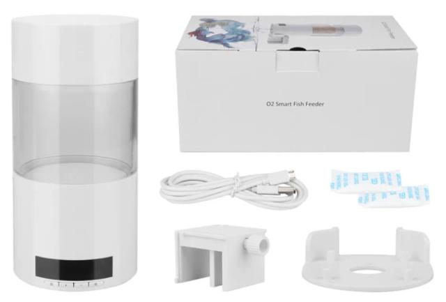 Alimentador Digital Shyfish para Aquários: Dispositivo Automático Portátil com Temporizador e Capacidade de 500ml