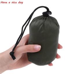 Saco de dormir leve para acampamento, saco de armazenamento ao ar livre com saco de dormir de emergência, armazenamento com cordão para camping e caminhadas, 1 peça - Image 1