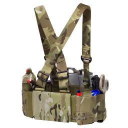 Airsoft tático 5.56 Rig Peito Compoteira Escondido Leve Colete плитоноска тактическая Com 3*5.56 2 * Pistol Mag - Image 3