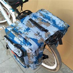 Duplo Side Traseiro Rack Tronco Bag, Cauda Assento Pannier Pack, Bagageira, Acessórios de ciclismo, Mountain Road Bicicleta, Bike Bag - Image 2