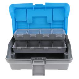 Estojo multiuso de 3 camadas para equipamento, bandeja de pesca, caixa de ferramentas, recipiente, bolsa de transporte - Image 5