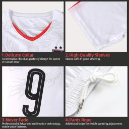 Conjuntos de futebol originais, camisas com design de roupa, camiseta personalizada de futebol juvenil, uniformes de equipe, clube, camisa de futebol - Image 2