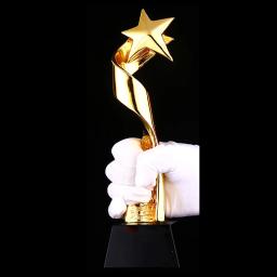 Troféu De Resina Personalizado, Lembranças De Esportes De Academia, Prêmios De Ouro, Lembrança Banhada A Ouro, Taça De Artesanato, 29 cm, 30 cm, 31cm - Image 4