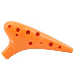 12-buraco ocarina resina de plástico alto c tuning ocarina novo 12-hole multicolorido flauta adulto instrumento infantil 1pc - Image 4
