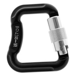 MagiDeal-parapente paraquedas mosquetão, Auto Locking Segurança Parachute, 20KN - Image 4