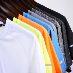 Camisa de esporte homens collants de fitness rápido seco correndo camiseta atlética desgaste roupas de ginástica sportswear camisetas camiseta correndo hombre - Image 5