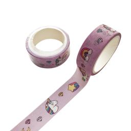 Série colorida decoração fita bonito colorido washi fita adesiva criativo scrapbooking estacionário escola supplie diy mascaramento torneira - Image 6