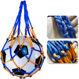 Basquete Carry Bag, Juventude Futebol Auto Trainer, Kick Net Bolso, Desporto ao ar livre, Nylon Mesh, Armazenamento Reticule, Voleibol - Image 5