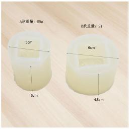 Caixa de presente forma molde de vela de silicone para diy artesanal aromaterapia vela emplastro ornamentos artesanato sabão molde mão presente fazer - Image 6
