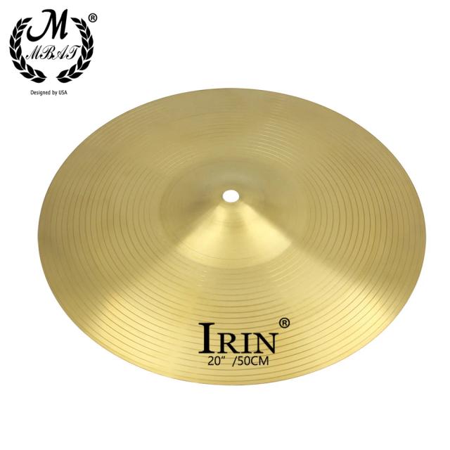 Conjunto de Pratos Dourados M MBAT para Baterias - Acessórios de Percussão para Jazz em Vários Tamanhos de 8" a 20"