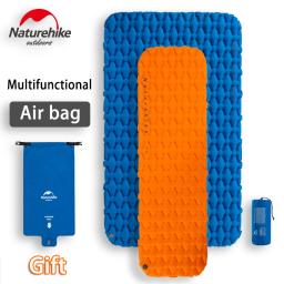 Naturehike colchão inflável para acampamento, cama com almofada de ar, à prova d'água, para uma pessoa ou casal, nova 2019 - Image 1