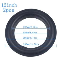 2 pces 4/5/6.5/8/10/12 Polegada alto-falante universal de alta elasticidade surround reparação espuma woofer borda substituição espuma borracha - Image 4