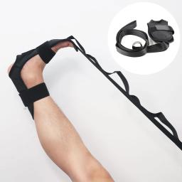 Yoga flexibilidade cinto de estiramento pé perna reabilitação cinta ballet ginástica treinamento ligamento alongamento apoio assist band - Image 3