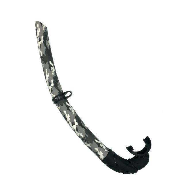 Tubo de Mergulho Completo em Silicone com Snorkel Dobrável e Multi-foco para Mergulho Subaquático