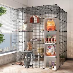 DIY Animal dobrável gaiola para animais de estimação, cercadinho, cerca de caixa, Puppy Kennel House, gaiola de treinamento para exercícios, gatinho espaço - Image 3