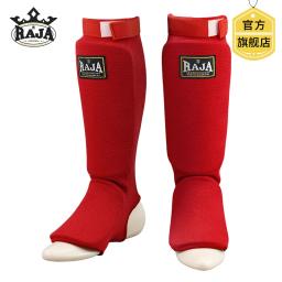 Raja equipamentos de boxe caneleiras muay thai perna apoio escudo tornozelo luta judô karate kickboxingtraining shin proteção - Image 2