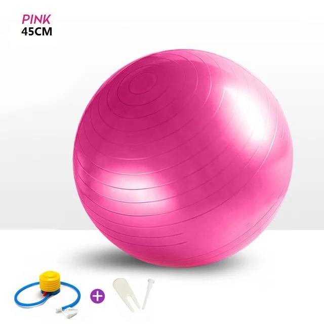 Bolas de Yoga Fitness com Bomba para Exercícios, Treinamentos e Massagens em Vários Tamanhos