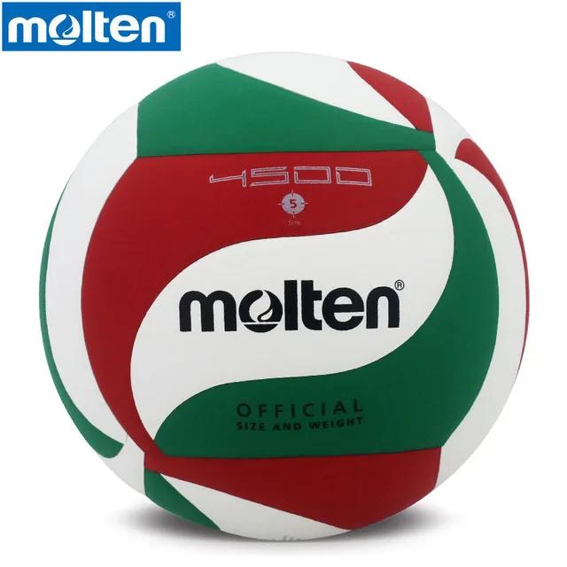 Bola de Voleibol Oficial Tamanho 5 Voleibol Fundido v5M4000 de Alta Qualidade em PU Genuíno