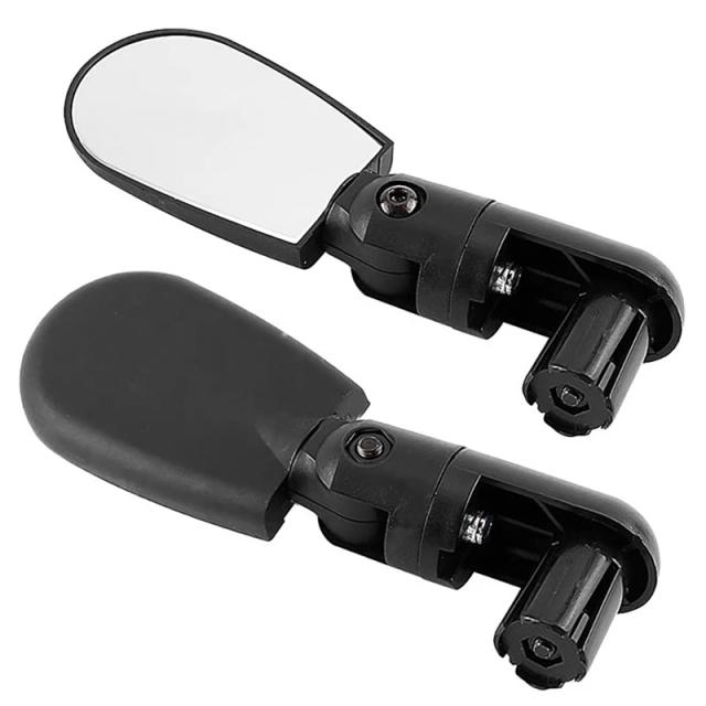 Espelho Retrovisor Giratório para Guidão de Bicicleta - Seguro e Prático para Montanha e Estrada, Conjunto com 2 Peças