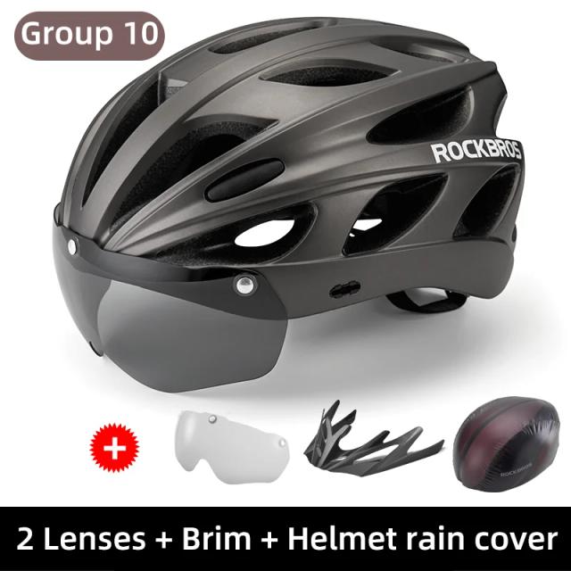 Capacete Ultraleve ROCKBROS para Bicicleta - Ideal para Homens e Mulheres, Moldado em EPS, Ajustável e Perfeito para MTB e Cicloturismo