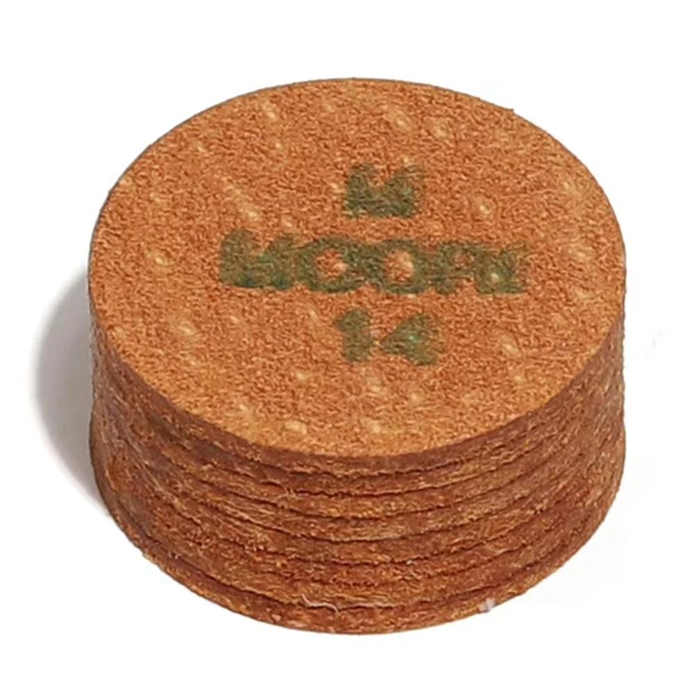 Moori-pontas iv, 14mm, série joias japonesa, 8 camadas, pele de porco, pontas de couro, para taco de bilhar, acessórios para bilhar - Image 1