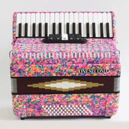 ONSECOND-Acordeão para crianças e adultos, estilo teclado, 60 graves, desempenho profissional - Image 2