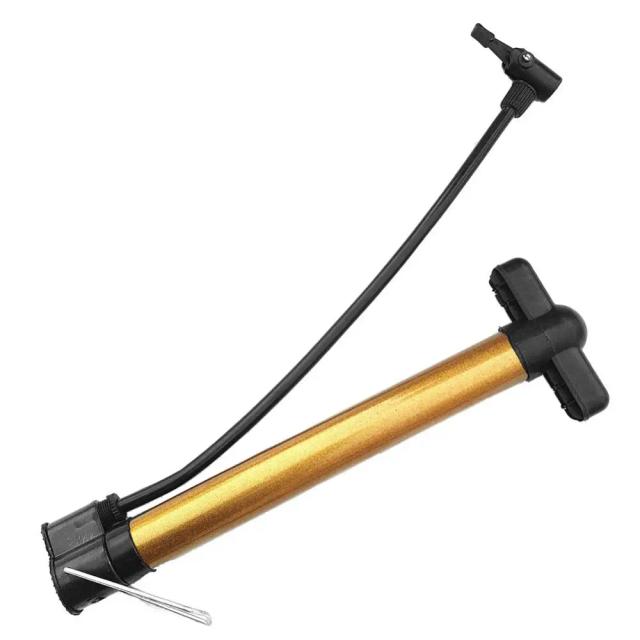 Bomba de Bicicleta Portátil de Alta Pressão para Ciclismo e Esportes ao Ar Livre, Inflador Manual Multifunção para Mountain Bike e Basquete, 1 Peça