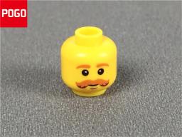 10 pçs/lote moc tijolos masculino e feminino figura cabeça expressão facial diy compatível mini bonecas blocos de construção brinquedos para crianças presentes - Image 3