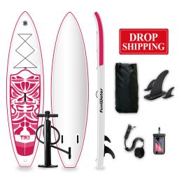 Inflável skimboard fcs barbatanas de prancha de surf macio ponto da gota de pesca sup epóxi peixe prancha - Image 1