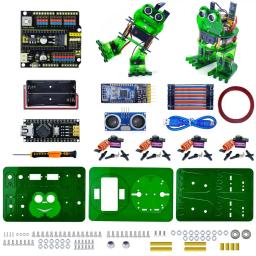 Keyestudio sapo robô com programação gráfica para arduino nano diy kit eletrônico arduino robô kit haste brinquedo - Image 3