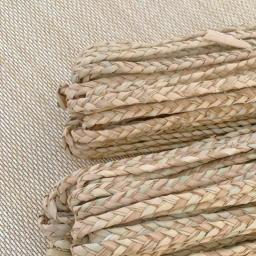 Natural Calamus Grass Rope para Decoração, Material De Palha De Tecelagem, Tranças De Vime, Reparo De Malha, Cadeira, Tigela, Cesta, Artesanal, 10 m - Image 5